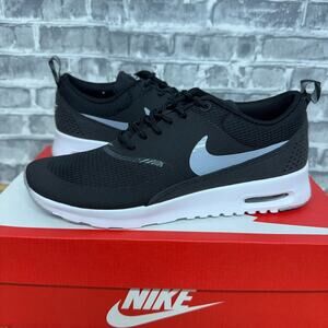 Nike Air Max Thea Black Wolf Grey Anthracite 599409-007 Womens Sz 5.5 New